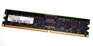 1 GB DDR-RAM PC-3200R Registered-ECC  CL3  Infineon HYS72D128300GBR-5-B
