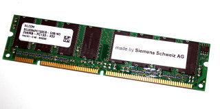 256 MB SD-RAM 168-pin PC-133  non-ECC CL3  SILCOM SIL3264PC133CB-C0B16D