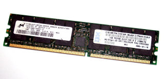 1 GB DDR-RAM 184-pin PC-2100R  CL2.5  Registered-ECC Micron MT36VDDF12872G-265G3