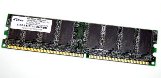 256 MB DDR-RAM 184-pin PC-2700U non-ECC  Elixir M2U25664DS88B5G-6K