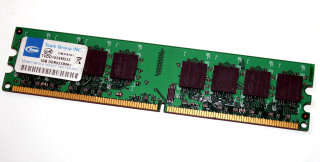 1 GB DDR2-RAM PC2-4200U non-ECC  533 MHz  Team TVDD1024M533   double-sided