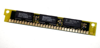 1 MB Simm 30-pin 70 ns 3-Chip 1Mx9 (Chips: 2x GM71C4400BJ70 + 1x  81C1000A-70)  P01-G