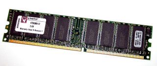 512 MB DDR-RAM 184-pin DIMM PC-3200U  non-ECC  Kingston KTD8300/512   9905192 single-sided