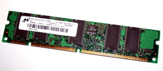256 MB SD-RAM 168-pin PC-133R Registered-ECC CL3  Micron MT9LSDT3272G-133B2