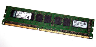 4 GB DDR3-RAM 240-pin 1Rx8 PC3-12800E ECC-Memory  CL11  Kingston KVR16E11S8/4G
