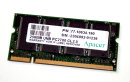 256 MB DDR RAM PC-2700S Laptop-Memory 200-pin 333 MHz  Apacer 77.10634.190