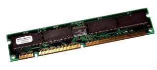 16 MB EDO-DIMM 60ns non-ECC 5V Buffered NEC MC-422000FA64FB-60   IBM FRU: 42G2779