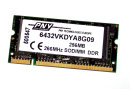 256 MB DDR - RAM PC-2100S 200-pin SO-DIMM Laptop-Memory...
