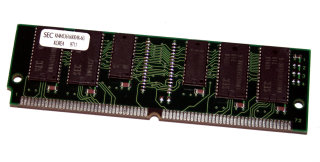 64 MB FPM-RAM 72-pin PS/2 Simm 60 ns  Samsung KMM53616000AK-6U