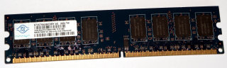 2 GB DDR2-RAM 240-pin 2Rx8 PC2-6400U non-ECC  Nanya NT2GT64U8HD0BY-AD