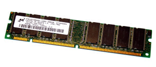 256 MB SD-RAM 168-pin PC-133U non-ECC  CL3 Micron MT8LSDT3264AY-133D2