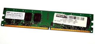 1 GB DDR2-RAM 240-pin PC2-4200U non-ECC TRS TRSDD2001G64U-533CL4BZX-16