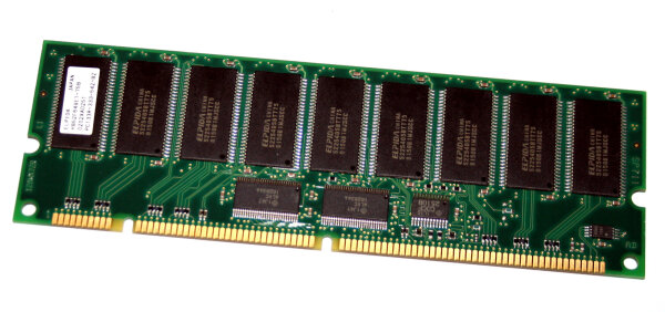 512 MB SD-RAM 168-pin DIMM PC-133R CL3 Registered-ECC  Elpida HB52F649E1-75B