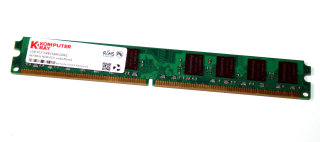 1 GB DDR2-RAM PC2-5300 nonECC KomputerBay 1GB PC2-5300/5400 DDR2 667MHz LowProfil