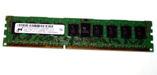 4 GB DDR3-RAM Registered ECC 1Rx4 PC3-10600R Micron MT18JSF51272PZ-1G4D1BB