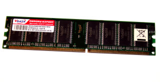 1 GB DDR-RAM 184-pin PC-3200U nonECC  VDATA MDGVD6G3I4750D1E52