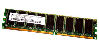 256 MB DDR-RAM 184-pin PC-3200E  CL3  ECC-Memory Micron MT9VDDT3272AG-40BG4