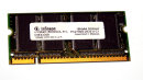128 MB DDR RAM PC-2700S SODIMM Laptop-Memory Infineon HYS64D16000GDL-6-C