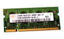 512 MB DDR2 RAM 200-pin SO-DIMM 1Rx16 PC2-6400S  Hynix HYMP164S64CP6-S6 AB-C