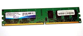 2 GB DDR2-RAM 240-pin PC2-6400U non-ECC CL5   ADATA AD2800G002GOU