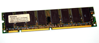 128 MB SD-RAM 168-pin PC-133U non-ECC  Siemens SIE1664133G07IN-GE-B3B08S