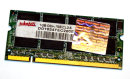 1 GB DDR-RAM 200-pin SO-DIMM PC-2700S CL2.5  takeMS DD1024TEC200E