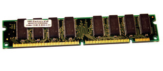 32 MB EDO-DIMM 168-pin 3.3V 60 ns  MED Electronic M04V6416EGDUB60DBMIC