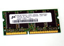 256 MB SO-DIMM 144-pin PC-133 CL3 Laptop-Memory  Micron...