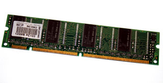 128 MB SD-RAM 168-pin PC-133  non-ECC  NCP 4-chip single-sided