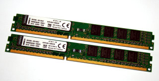 8 GB DDR3-RAM Kit (2 x 4 GB) PC3-12800U non-ECC CL11  Kingston KVR16N11S8K2/8