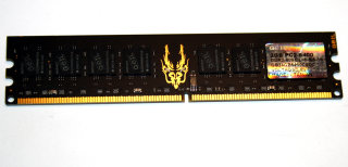 2 GB DDR2-RAM 240-pin PC2-6400U non-ECC  Black Dragon CL5  GEIL GB24GB6400C5DC