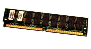 8 MB FPM-RAM 72-pin PS/2 Simm mit Parity 70 ns  Samsung KMM5362003CG-7