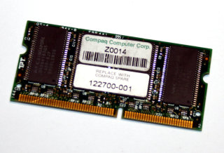 64 MB SO-DIMM 144-pin SD-RAM PC-100 CL2 Laptop-Memory  Compaq 122700-001
