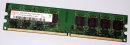 1 GB DDR2-RAM 240-pin 2Rx8 PC2-5300U non-ECC  Hynix HYMP512U64BP8-Y5 AB-T