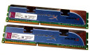 4 GB DDR3 RAM (2x2GB) PC3-12800U CL9 1.65V Kingston...