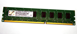 4 GB DDR3-RAM 240-pin PC3-10600U CL9  non-ECC  G.SKILL F3-10600CL9D-8GBNT