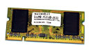 512 MB DDR RAM 200-pin SO-DIMM PC-2100S  Swissbit...