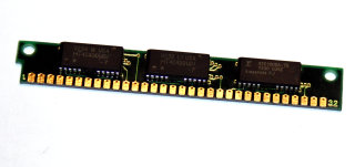 1 MB Simm 30-pin 70 ns 3-Chip 1Mx9 Parity (Chips: 2x Micron MT4C4001JDJ-7 + 1x Fujitsu 81C1000A-70)   g