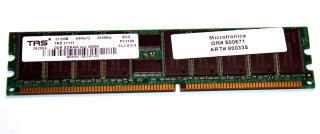 512 MB DDR-RAM 184-pin PC-2100R  CL2.0  Registered-ECC TRS 21151