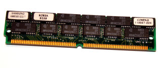2 MB FPM-RAM mit Parity 70 ns 72-pin PS/2-RAM Samsung KMM536512CG-7