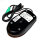 optische 3 Tasten-Maus mit Scrollrad PS/2  Gigabyte GM-R02 kabelgebunden, schwarz