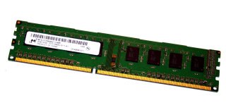 2 GB DDR3-RAM 240-pin 1Rx8 PC3-10600U non-ECC  Micron MT8JTF25664AZ-1G4M1