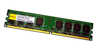 1 GB DDR2-RAM 240-pin 2Rx8 PC2-5300U non-ECC  Elixir M2Y1G64TU8HB5B-3C