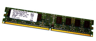 1 GB DDR2-RAM 240-pin PC2-5300U non-ECC  Swissbit SEU12864D4B51MT-30R