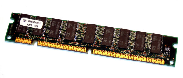 32 MB EDO-DIMM 3.3V 60 ns  168-pin  unBuffered-ECC Samsung KMM374F410BS-6