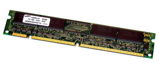 32 MB SD-RAM PC-100U non-ECC  168-pin  3,3V  CL2  Samsung M366S0424ETS-C1H