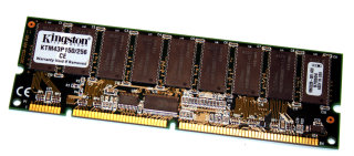 256 MB SD-RAM 168-pin PC-100R CL2 Registered-ECC Kingston KTM43P150/256 für IBM Risc System 6000 7043