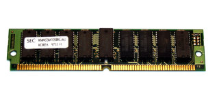 16 MB EDO-RAM with Parity 72-pin PS/2 Memory 60 ns  Samsung KMM5364105BKG-6U