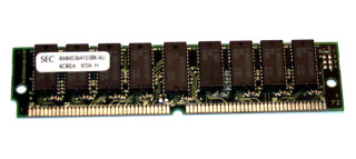16 MB FPM-RAM 72-pin Parity PS/2 Simm 60 ns  Samsung KMM5364103BK-6U
