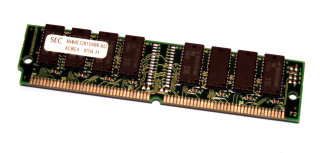 32 MB EDO-RAM 72-pin PS/2 Memory 60 ns Samsung KMM5328104BK-6U
